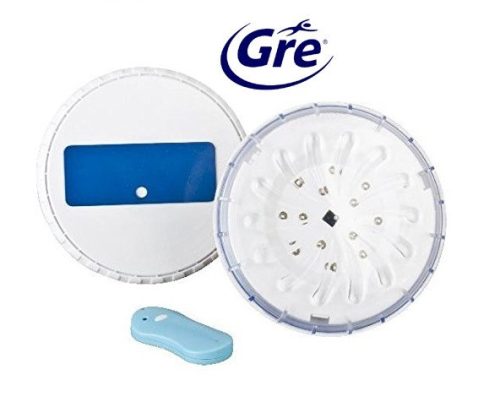 GRE mágneses, medence falra helyezhető lámpa, távirányítóval (2 db fehér led lámpa + 1 db távirányító)