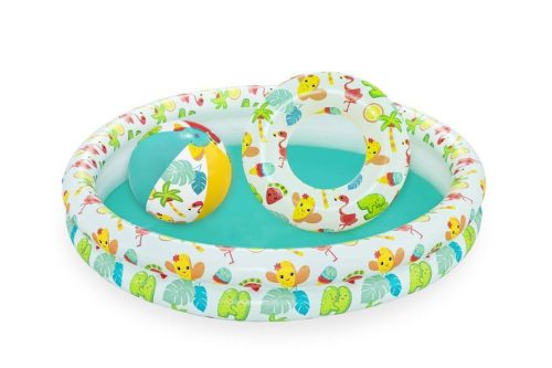 BESTWAY medence, 51124, Play Pool Set, 1,22x0,20 m