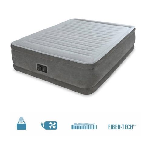 INTEX Comfort Plush felfújható vendégágy, 152 x 203 x 56cm (64418)