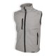 Dressa Softshell vízálló férfi mellény polár béléssel - szürke