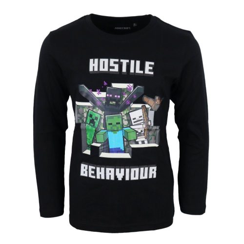 Minecraft gyerek hosszú ujjú póló, felső 12 év