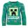 Minecraft Green gyerek kötött pulóver 9 év / 134 cm