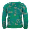 Minecraft Green gyerek kötött pulóver 9 év / 134 cm
