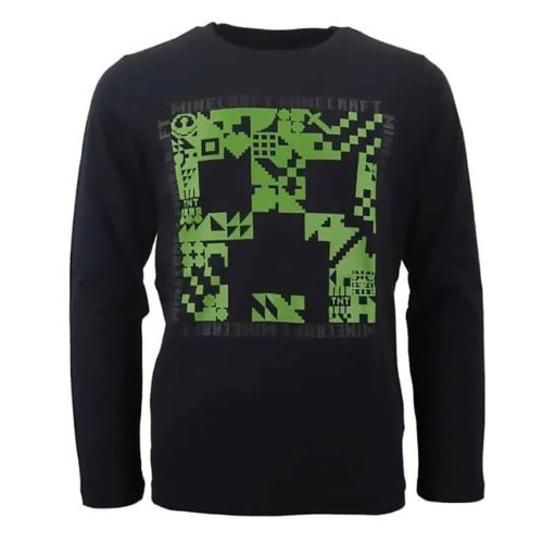 Minecraft Dark gyerek hosszú ujjú póló, felső 11 év / 146 cm