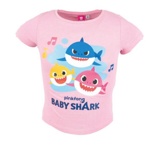 Baby Shark Fun gyerek rövid póló, felső 92 cm