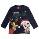 Disney Mickey Pluto Blue Karácsonyi baba póló, felső 6 hó