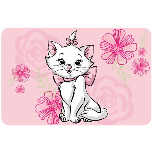 Disney Marie Pink Flower tányéralátét 43x28 cm
