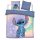 Disney Lilo és Stitch, A csillagkutya Tie-dye dupla, kétszemélyes ágyneműhuzat 240×220cm, 65x65 cm