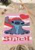 Disney Lilo és Stitch, A csillagkutya Sparkling Heart fürdőlepedő, strand törölköző 70x140cm
