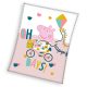 Peppa malac Happy Days coral fleece polár takaró 130x170cm