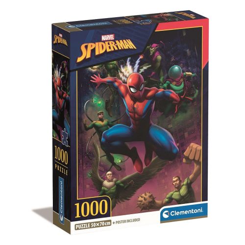 Pókember 1000 db-os Compact puzzle Clementoni