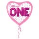 Első születésnap Fun to Be Pink fólia lufi 91 cm
