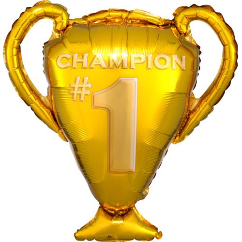 Gold Trophy, Arany trófea fólia lufi 71 cm