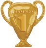 Gold Trophy, Arany trófea fólia lufi 71 cm