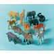 Dzsungel Wild műanyag figurák 12-os szett