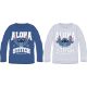 Disney Lilo és Stitch, A csillagkutya Athletic gyerek hosszú póló, felső 3 - 8 év / 98 - 128 cm