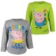 Peppa malac George gyerek hosszú póló, felső 2 - 6 év / 92 - 116 cm