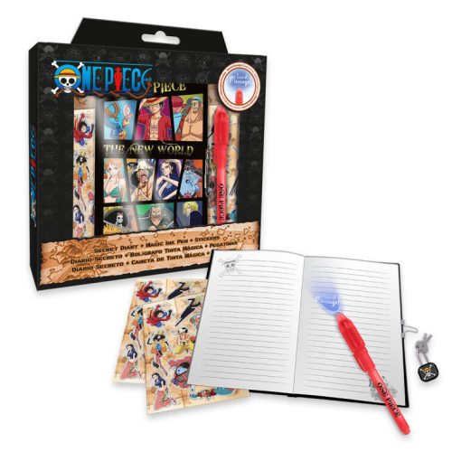 One Piece napló + mágikus toll szett