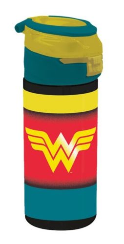 Wonder Woman műanyag szívószálas kulacs 532 ml