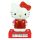 Hello Kitty Red 3D éjszakai lámpa és ébresztőóra