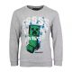 Minecraft Grey gyerek pulóver 6 - 12 év / 116 - 152 cm