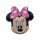 Disney Minnie Head 3D formapárna, díszpárna 35 cm Velúr