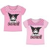 Hello Kitty Kuromi gyerek rövid póló, felső 3 - 8 év / 98 - 128 cm