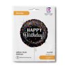 Happy Birthday Glitter Confetti fólia lufi 46 cm