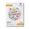 Happy Birthday Balloons Dog Holo fólia lufi 46 cm