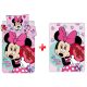 Disney Minnie Sweets gyerek, ovis ágyneműhuzat és polár takaró szett