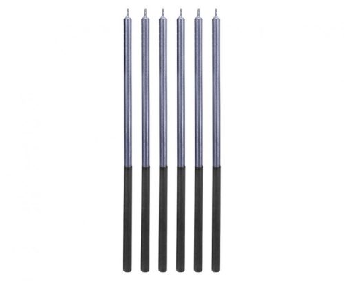 Platinum Blue, Kék tortagyertya, gyertya szett 6 db-os