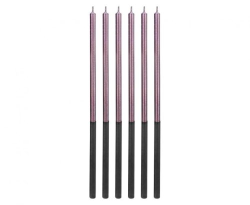 Platinum Lilac, Lila tortagyertya, gyertya szett 6 db-os