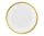 Arany Gold Celebrate papírtányér 6 db-os 18 cm