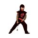 Nindzsa Red Dragon jelmez 130/140 cm