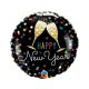 Pezsgős poharak HNY fólia lufi 46 cm