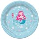 Sellő Pastel papírtányér 8 db-os 22,7 cm