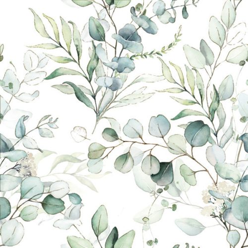 Virág Eucalyptus Twigs szalvéta 20 db-os 33x33 cm