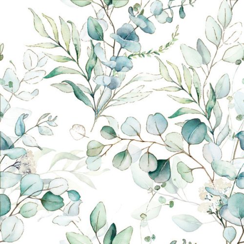 Virág Eucalyptus Twigs szalvéta 20 db-os 25x25 cm