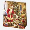 Karácsony Santa Magic papír ajándéktasak, ajándékzacskó 15,5x15,5x8 cm