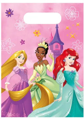 Disney Hercegnők Live Your Story ajándéktasak, ajándékzacskó 6 db-os