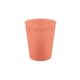 Lazacszín Pastel Salmon micro prémium műanyag pohár 250 ml
