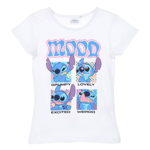 Disney Lilo és Stitch, A csillagkutya Mood gyerek rövid póló, felső 3-8 év