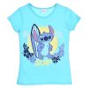 Disney Lilo és Stitch, A csillagkutya Surf gyerek rövid póló, felső 3-8 év