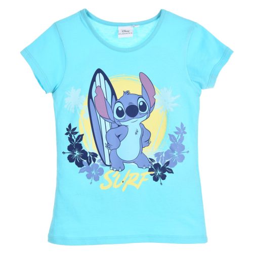 Disney Lilo és Stitch, A csillagkutya Surf gyerek rövid póló, felső 3-8 év