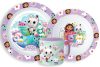 Gabi babaháza Wonderland étkészlet, micro műanyag szett bögrével 265 ml