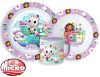 Gabi babaháza Wonderland étkészlet, micro műanyag szett bögrével 265 ml