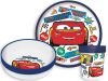 Disney Verdák Stickers Go csúszásmentes étkészlet, micro műanyag szett