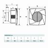 Cata CB-100 Plus ventilátor magas nyomásértékkel
