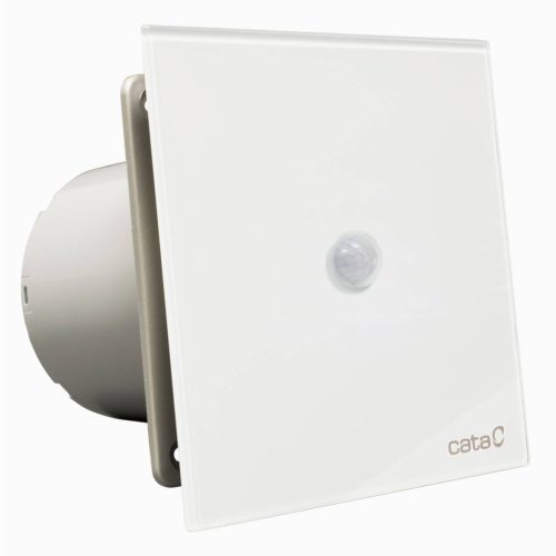 Cata E-100 PIR ventilátor üveg előlappal, mozgásérzékelővel, fehér