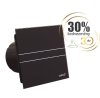 Cata E-100MT BK ventilátor metakrilát előlappal, utószellőztető funkcióval, fekete
